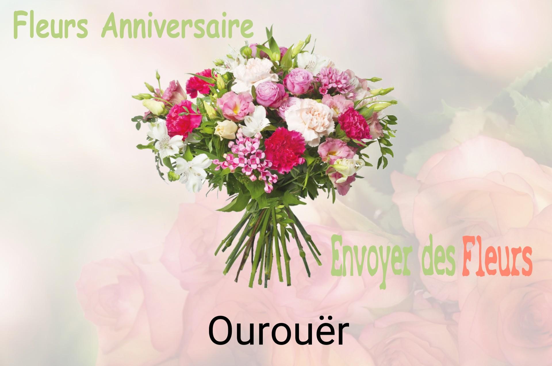 Bouquet de fleurs d’anniversaire livré à Ourouër